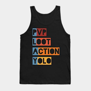 Gaming acronym vintage Tank Top